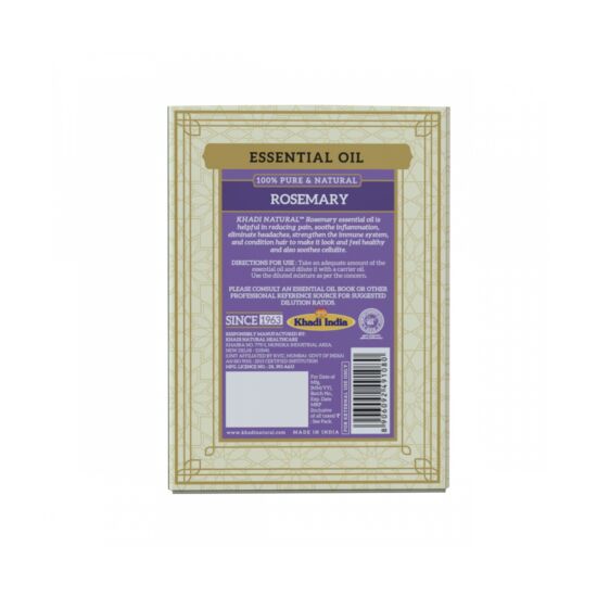 Khadi Natural Ayurvédikus Rozmaringolaj 15 ml