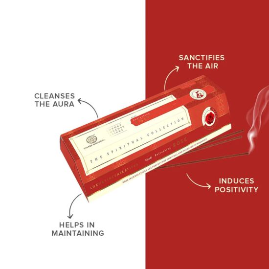 Khadi Natural Rózsaillatú Füstölő Kombo 90 szál