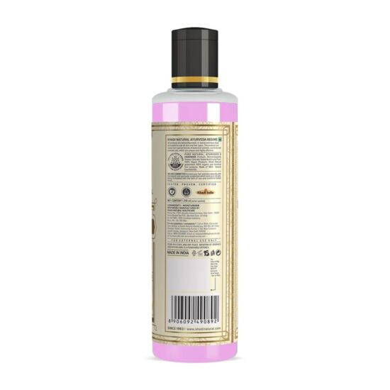 Khadi Natural Moisturiser Ayurvédikus Természetes Rózsa - Méz hidratáló testápoló 210 ml (SLS, Paraben Free)