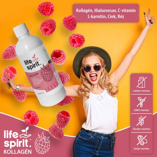 Hidrolizált halkollagén hialuronsavval, L-karnitinnel, Cinkkel és Rézzel