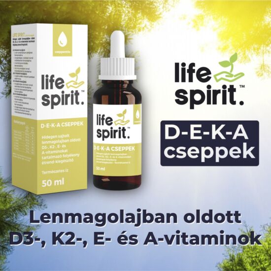 Folyékony D3 - K2 - E és A-vitamin cseppek