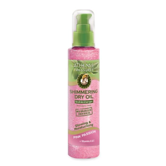 Pharmaid Athena's Treasures Shimmering Pink Passion csillámló száraz olaj 100 ml