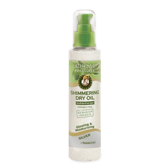 Pharmaid Athena's Treasures Shimmering Silver csillámló száraz olaj 100 ml