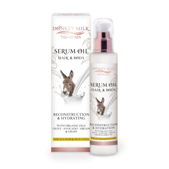 Pharmaid Donkey Milk Treasures Szamártejes Szérum olaj hajra és testre 100 ml