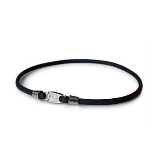 Phiten Rakuwa X30 Racing nyaklánc fekete-ezüst 45 cm