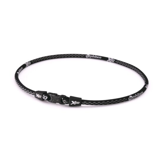 Phiten Rakuwa X50 nyaklánc fekete 45 cm