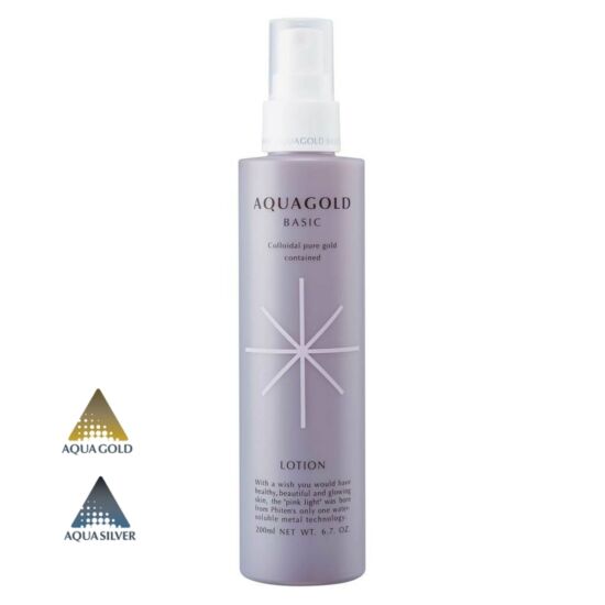 Phiten Aquagold Basic arc és testápoló 200 ml