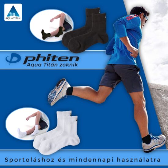Phiten Aquatitan zokni - 2 pár