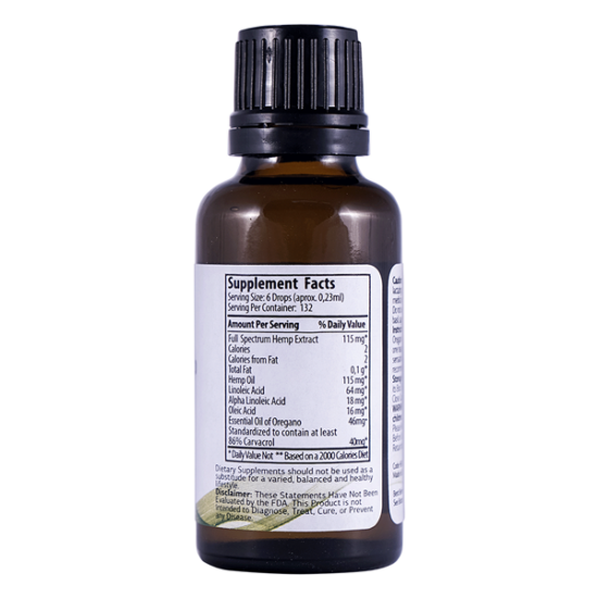 OregaHemp hatóanyagok