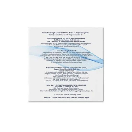 Zane Vitale Mediterrán Gourmet gyógynövényes tengeri fűszersó 150 gr