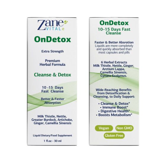 Zane Vitale OnDetox méregtelenítő cseppek 30 ml
