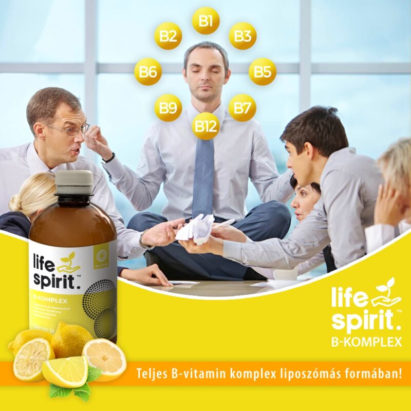 Life Spirit B-Komplex Liposzómás B-vitaminokat Tartalmazó Folyékony ...